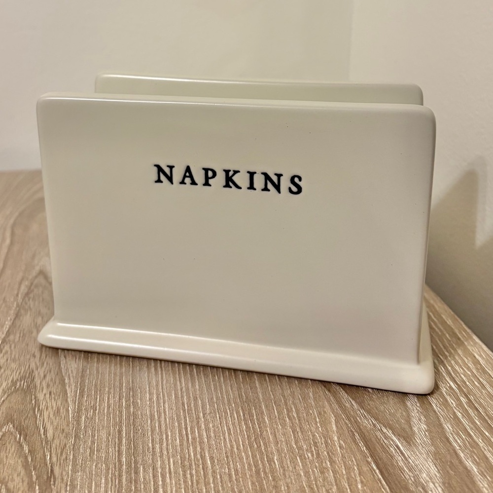 Hearth & Hand With Magnolia Stoneware Napkin Holder